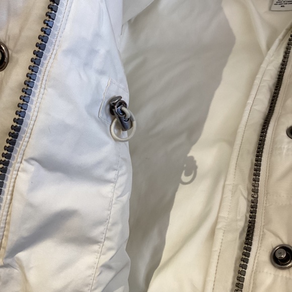 Eddie Bauer Women’s Goose Down puffer jacket with removable fur collar XL - Picture 14 of 14